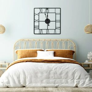 Borough Wharf Beacham 60cm Wall Clock black 60.0 H x 60.0 W x 5.0 D cm