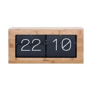 Karlsson Flip Box Desktop Clock gray 11.5 H x 21.0 W x 8.5 D cm