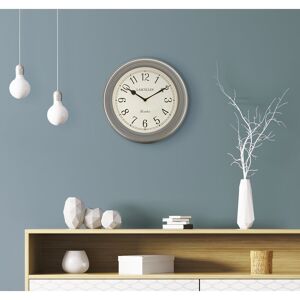 Roger Lascelles Clocks Lascelles Classic Wall Clock in Grey - 32cm Grey 32cm W X 32cm H X 8.5cm D