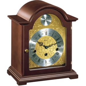 Hermle Uhrenmanufaktur Table Clock Dark Brown 25.5cm H X 21.5cm W X 14cm D Hermle Uhrenmanufaktur Table Clock Dark Brown 25.5cm H X 21.5cm W X 14cm D