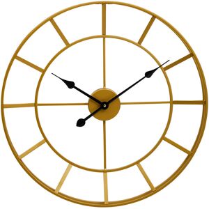 Fairmont Park Nekoma Wall Clock Gold/Black 60cm H x 60cm W x 5cm D Fairmont Park Nekoma Wall Clock Gold/Black 60cm H x 60cm W x 5cm D