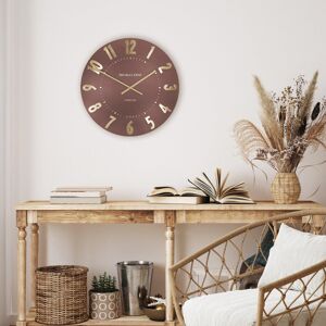 Gallery Direct Mulberry Wall Clock Auburn Orange 51cm H x 51cm W x 4.40cm D Gallery Direct Mulberry Wall Clock Auburn Orange 51cm H x 51cm W x 4.40cm D