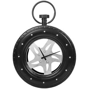 Borough Wharf Oversized Fitzsimmons 72cm Silent Wall Clock Black;Grey 72cm W X 72cm H X 14.5cm D Borough Wharf Oversized Fitzsimmons 72cm Silent Wall Clock Black;Grey 72cm W X 72cm H X 14.5cm D