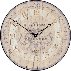 Fleur De Lis Living Hortense Anna Larsson Wall Clock - 36cm Black 36cm W X 36cm H X 3cm D Fleur De Lis Living Hortense Anna Larsson Wall Clock - 36cm Black 36cm W X 36cm H X 3cm D