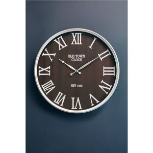 Latitude Run Trumpeters 60cm Wall Clock Black/Silver 60cm W X 60cm H X 5cm D Latitude Run Trumpeters 60cm Wall Clock Black/Silver 60cm W X 60cm H X 5cm D