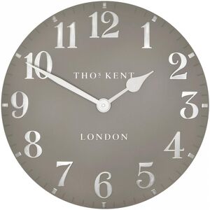 Thomas Kent Arabic Wall Clock Light Brown Large Thomas Kent Arabic Wall Clock Light Brown Large
