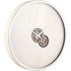 Pacific Lifestyle Wood Wall Clock Silver/Cream Pacific Lifestyle Wood Wall Clock Silver/Cream