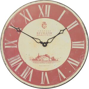 Roger Lascelles Clocks French Vineyard Wall Clock - 36cm Wine 36cm W X 36cm H Roger Lascelles Clocks French Vineyard Wall Clock - 36cm Wine 36cm W X 36cm H