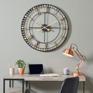 Three Posts Oversized Beaver Creek 80cm Wall Clock Antique Bronze/Unfinished Gold 80cm W X 80cm H X 3.5cm D Three Posts Oversized Beaver Creek 80cm Wall Clock Antique Bronze/Unfinished Gold 80cm W X 80cm H X 3.5cm D