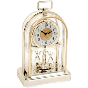 Mercer41 Herzog Analogue Plastic / Acrylic Quartz Movement / Crystal Tabletop Clock Gold Gold 170.97cm H X 109.68cm W X 26.44cm D Mercer41 Herzog Analogue Plastic / Acrylic Quartz Movement / Crystal Tabletop Clock Gold Gold 170.97cm H X 109.68cm W X 26.44cm D