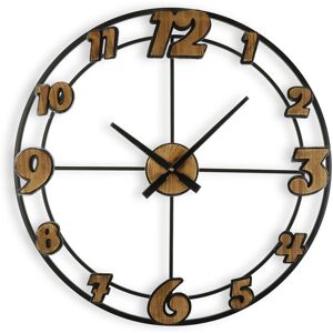 Latitude Run Latori 60cm Wall Clock Brown 60cm W X 60cm H X 5cm D Latitude Run Latori 60cm Wall Clock Brown 60cm W X 60cm H X 5cm D