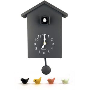 Brambly Cottage Borel Grey Minimalist Cuckoo Wall Clock Grey 20cm W X 25cm H X 10cm D Brambly Cottage Borel Grey Minimalist Cuckoo Wall Clock Grey 20cm W X 25cm H X 10cm D
