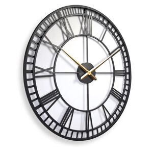 Roger Lascelles Clocks Oversized Skeleton 80cm Wall Clock black 80.0 H x 80.0 W x 4.0 D cm