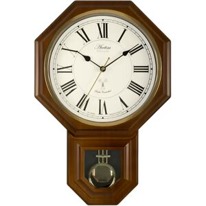 Acctim Wood Wall Clock black/brown 43.5 H x 29.0 W x 6.0 D cm