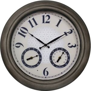 Rosalind Wheeler Dixit 41cm Wall Clock gray 46.0 H x 46.0 W x 8.0 D cm