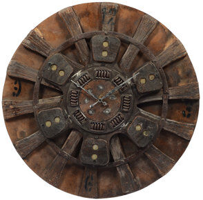 Borough Wharf Bicester 53cm Wall Clock Borough Wharf  - Size: 50cm H x 50cm W Borough Wharf Bicester 53cm Wall Clock Borough Wharf  - Size: 50cm H x 50cm W