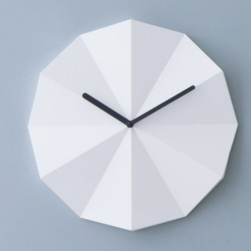Ebern Designs 28cm Analogue Wall Clock Ebern Designs Colour: White  - Size: 28cm H X 28cm W X 3cm D Ebern Designs 28cm Analogue Wall Clock Ebern Designs Colour: White  - Size: 28cm H X 28cm W X 3cm D