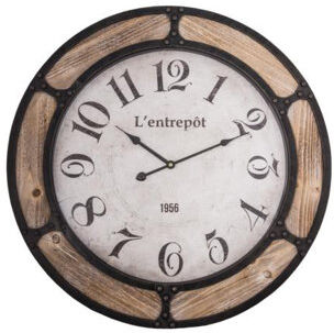 Rio Oversized Bozrah 60cm Wall Clock Williston Forge  - Size: 91.5cm H x 91.5cm W x 1cm D Rio Oversized Bozrah 60cm Wall Clock Williston Forge  - Size: 91.5cm H x 91.5cm W x 1cm D