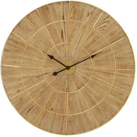 Canora Grey Oversized Edgware 80cm Wall Clock Canora Grey  - Size: 17.5cm H x 19cm W x 19cm D Canora Grey Oversized Edgware 80cm Wall Clock Canora Grey  - Size: 17.5cm H x 19cm W x 19cm D