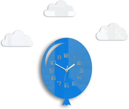 Zoomie Kids Mayra Balloon Wall Clock Zoomie Kids  - Size: Small Zoomie Kids Mayra Balloon Wall Clock Zoomie Kids  - Size: Small