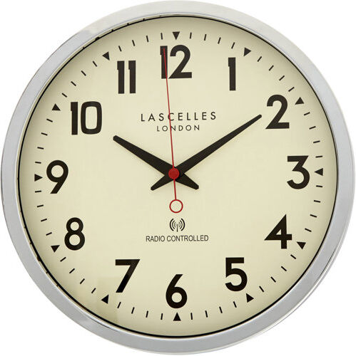 Roger Lascelles Clocks Radio Controlled Wall Clock Roger Lascelles Clocks  - Size: 38cm H X 38cm W X 9cm D Roger Lascelles Clocks Radio Controlled Wall Clock Roger Lascelles Clocks  - Size: 38cm H X 38cm W X 9cm D