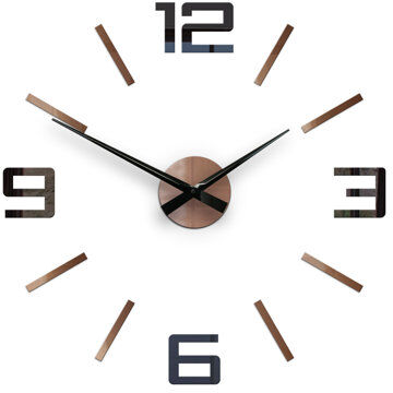 Zipcode Design Gulliver 60cm Anologue Wall Clock Zipcode Design Colour: Brown/Black  - Size: Rectangle 145 x 200cm Zipcode Design Gulliver 60cm Anologue Wall Clock Zipcode Design Colour: Brown/Black  - Size: Rectangle 145 x 200cm