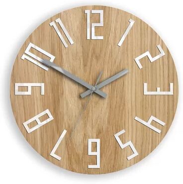 Norden Home Lytle 33cm Silent Wall Clock Norden Home  - Size: 33cm H X 33cm W X 5cm D