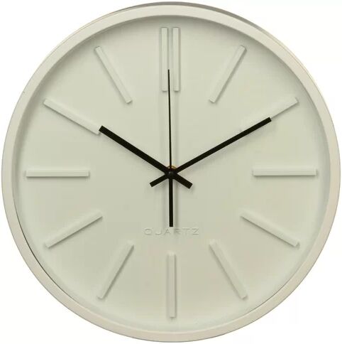 17 Stories Invicta 35.5cm Wall Clock 17 Stories Colour: White 27cm W