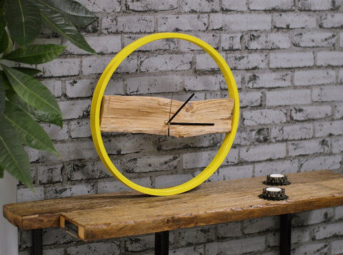 Bikes Bazaar Wooden Wall Clock Bikes Bazaar 83cm H X 40cm W X 43cm D Bikes Bazaar Wooden Wall Clock Bikes Bazaar 83cm H X 40cm W X 43cm D
