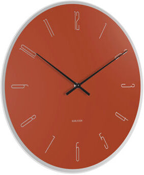Karlsson Mirror 40cm Silent Wall Clock Karlsson Colour: Brown Karlsson Mirror 40cm Silent Wall Clock Karlsson Colour: Brown