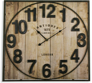 Borough Wharf Mateo Wall Clock Borough Wharf  - Size: Small Borough Wharf Mateo Wall Clock Borough Wharf  - Size: Small