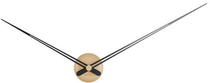 Karlsson Silent Wall Clock Karlsson Colour: Sand Brown, Size: 90cm H x 90cm W x 5cm D  - Size: Karlsson Silent Wall Clock Karlsson Colour: Sand Brown, Size: 90cm H x 90cm W x 5cm D  - Size: