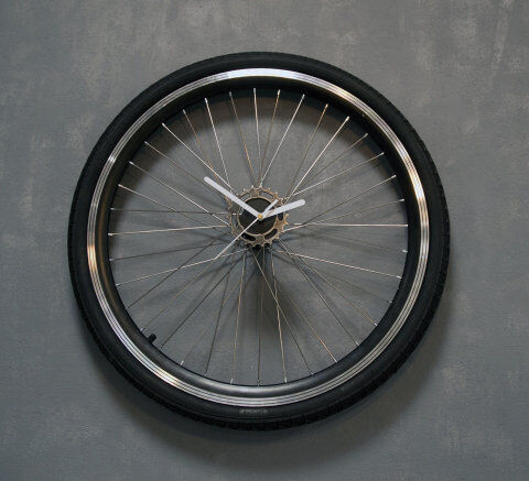 Bikes Bazaar Tire 59cm Wall Clock Bikes Bazaar  - Size: 13cm H X 38cm W X 25cm D Bikes Bazaar Tire 59cm Wall Clock Bikes Bazaar  - Size: 13cm H X 38cm W X 25cm D