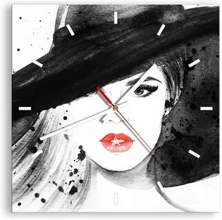 Brayden Studio Waterhouse Silent Wall Clock Brayden Studio Size: 30cm H x 30cm W x 0.4cm D  - Size: 30cm H x 30cm W x 0.4cm D