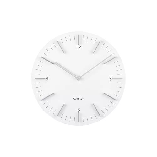 Karlsson Detailed 30cm Silent Wall Clock Karlsson Colour: White