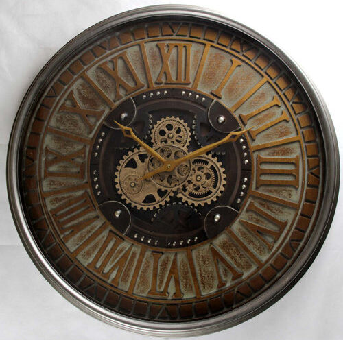 Rio Oversized Truro 80cm Wall Clock Williston Forge Colour: Bronze/Brown  - Size: 61cm H X 41cm W X 41cm D Rio Oversized Truro 80cm Wall Clock Williston Forge Colour: Bronze/Brown  - Size: 61cm H X 41cm W X 41cm D