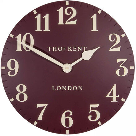 Thomas Kent Arabic Wall Clock Thomas Kent Colour: Dark Grey, Size: Large  - Size: 30cm H X 30cm W X 4cm D Thomas Kent Arabic Wall Clock Thomas Kent Colour: Dark Grey, Size: Large  - Size: 30cm H X 30cm W X 4cm D
