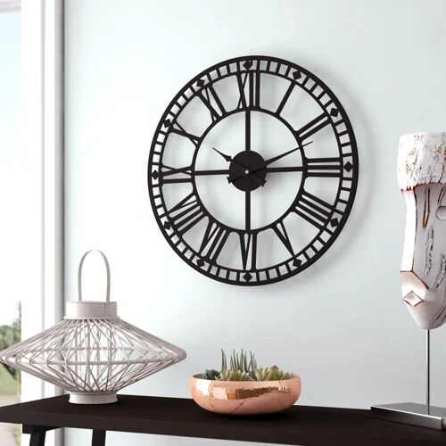 17 Stories Rudder 60cm Wall Clock 17 Stories  - Size: 76cm H X 76cm W X 3cm D 17 Stories Rudder 60cm Wall Clock 17 Stories  - Size: 76cm H X 76cm W X 3cm D