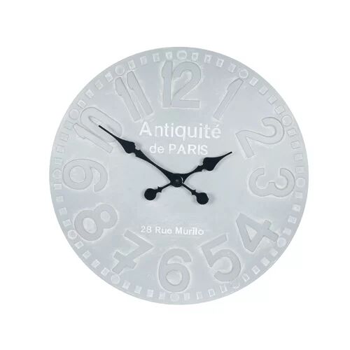 17 Stories Duell 51cm Wall Clock 17 Stories Colour: Stone Grey  - Size: 72cm H X 32cm W X 26cm D