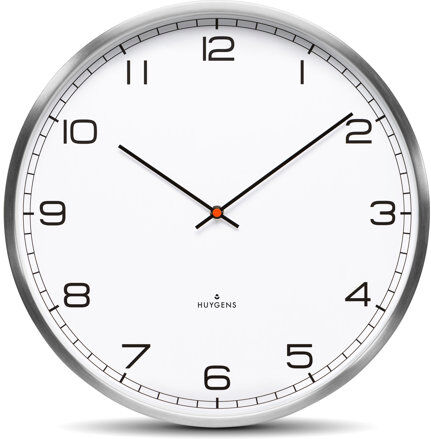 Huygens Index 45cm Silent Wall Clock Huygens  - Size: 13cm H X 33cm W X 33cm D Huygens Index 45cm Silent Wall Clock Huygens  - Size: 13cm H X 33cm W X 33cm D