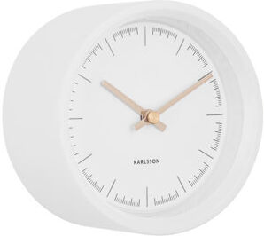 Karlsson Dense 12.5cm Silent Wall Clock Karlsson Colour: White Karlsson Dense 12.5cm Silent Wall Clock Karlsson Colour: White