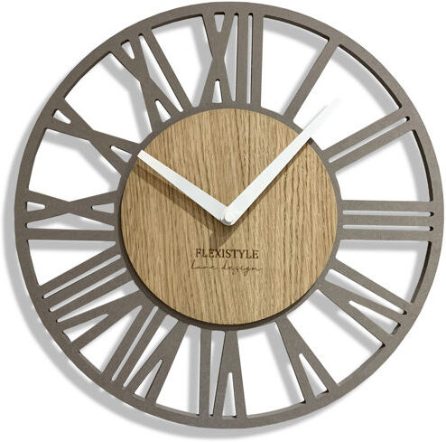 Loft Piccolo 30cm Silent Wall Clock  - Size: 245cm H X 7cm W X 75cm D Loft Piccolo 30cm Silent Wall Clock  - Size: 245cm H X 7cm W X 75cm D