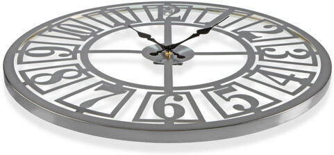 Latitude Run Metal 60cm Wall Clock Latitude Run  - Size: 50cm H x 70cm W x 4cm D Latitude Run Metal 60cm Wall Clock Latitude Run  - Size: 50cm H x 70cm W x 4cm D