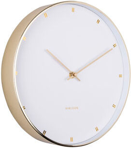 Karlsson Petite 27cm Silent Wall Clock Karlsson Colour: White Karlsson Petite 27cm Silent Wall Clock Karlsson Colour: White