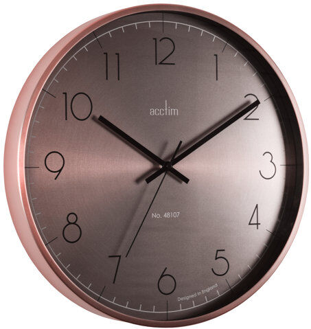 Acctim Strada 40cm Wall Clock Acctim  - Size: 49cm H X 49cm W X 3cm D Acctim Strada 40cm Wall Clock Acctim  - Size: 49cm H X 49cm W X 3cm D