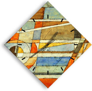 Brayden Studio Navarre Silent Wall Clock Brayden Studio Size: 85cm H x 85cm W x 0.4cm D  - Size: 594 cm H x 42 cm W Brayden Studio Navarre Silent Wall Clock Brayden Studio Size: 85cm H x 85cm W x 0.4cm D  - Size: 594 cm H x 42 cm W