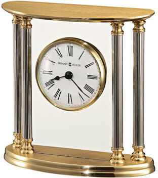 Howard Miller New Orleans Tabletop Clock Howard Miller  - Size: 35cm H X 35cm W X 5cm D Howard Miller New Orleans Tabletop Clock Howard Miller  - Size: 35cm H X 35cm W X 5cm D