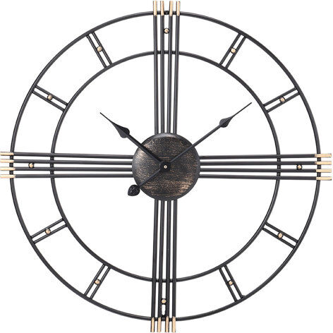 17 Stories Aeryk 60cm Silent Wall Clock 17 Stories  - Size: Rectangle 200 x 290cm 17 Stories Aeryk 60cm Silent Wall Clock 17 Stories  - Size: Rectangle 200 x 290cm
