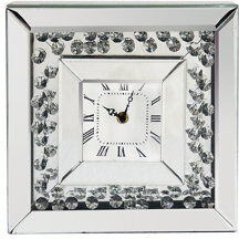 Rosdorf Park Free Standing Floating Crystal Clock Rosdorf Park  - Size: 31cm H Rosdorf Park Free Standing Floating Crystal Clock Rosdorf Park  - Size: 31cm H
