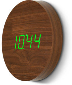 Symple Stuff Schoffer 25cm Silent Wall Clock Symple Stuff Colour: Walnut/Green  - Size: Large Symple Stuff Schoffer 25cm Silent Wall Clock Symple Stuff Colour: Walnut/Green  - Size: Large